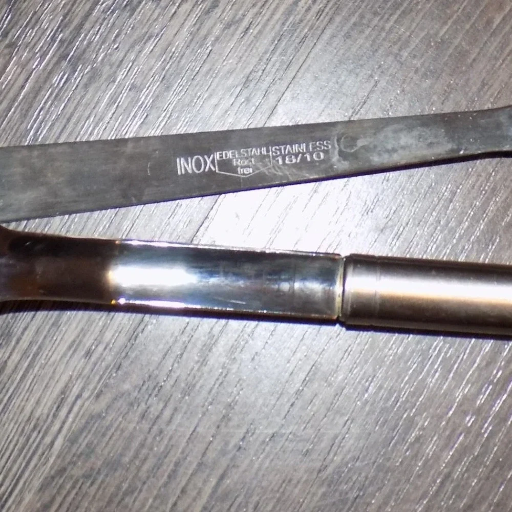 Inox Stainless Steel Kitchen‎ Utensil Set Silver Good 18/10 Spatula Fork